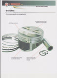 Wiseco Pro Tru forged AMC/Buick/SB Chevy pistons with rings, pins, and Spirolox
