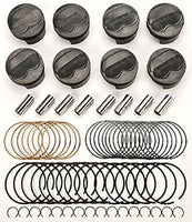 MAHLE FORGED COATED SKIRT SMALL BLOCK CHEVY DOME PISTON & RING SETS
