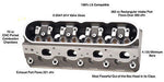 BRODIX BR SERIES LS COMPATIBLE/12 DEGREE CYLINDER HEADS  1170000 - 1178101